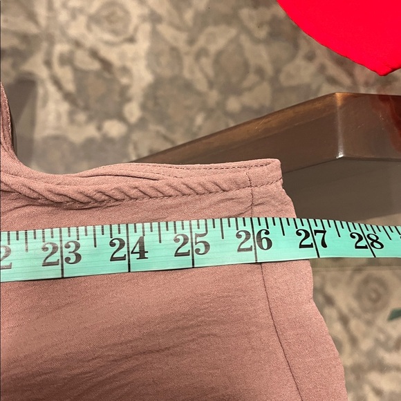 OLRIK Taupe Stretchy Crepe Coulotte Wide Leg Romper Plus Size 3X - Picture 11 of 14